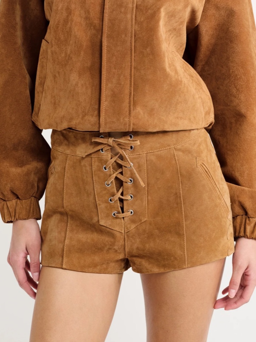 Rumored Yellowstone Suede Microshort